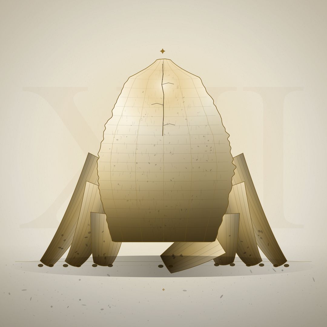 Cocoon — the product is gestating.